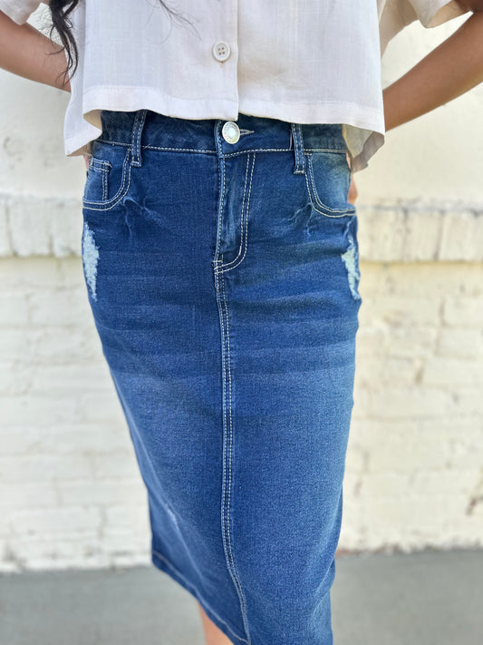 Molly Denim Skirt: FINAL SALE