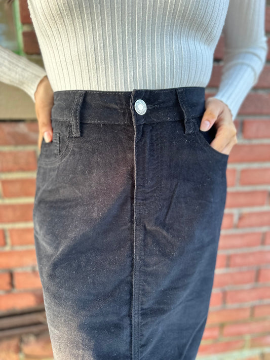 Mariana Velvet Skirt: FINAL SALE