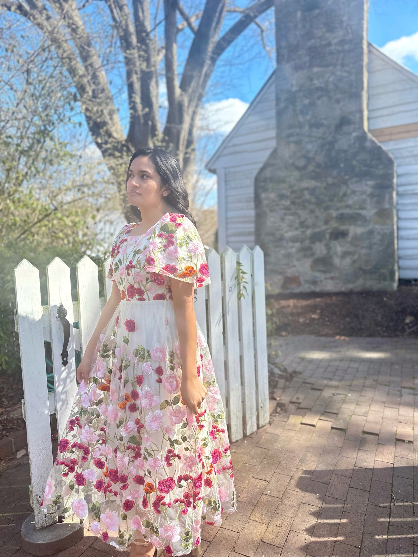 Rosa Embroidered Dress