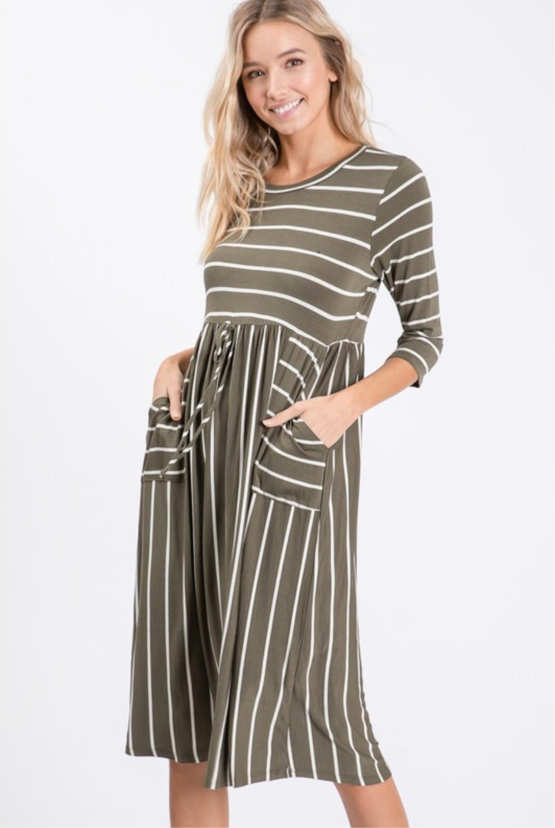 Avalon Dress- Olive