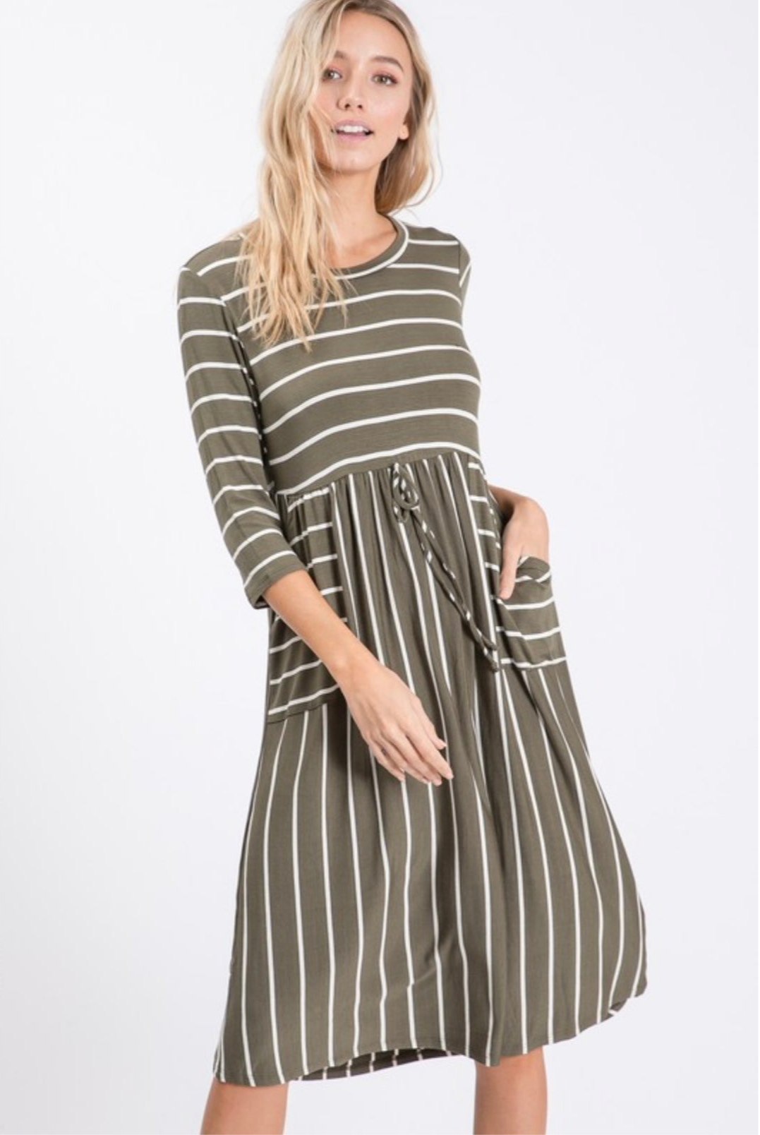 Avalon Dress- Olive