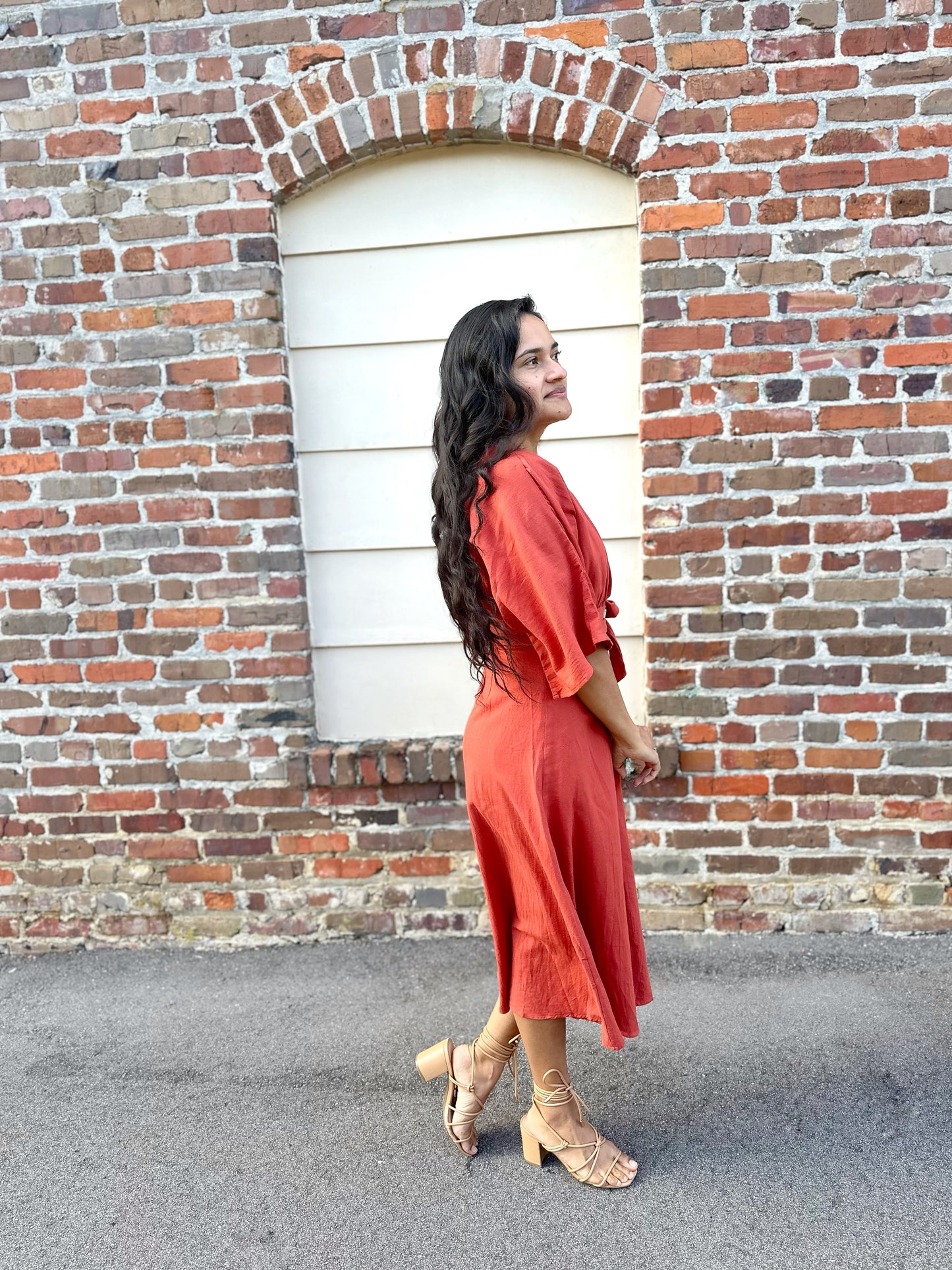 Charli Dress - Rust / FINAL SALE