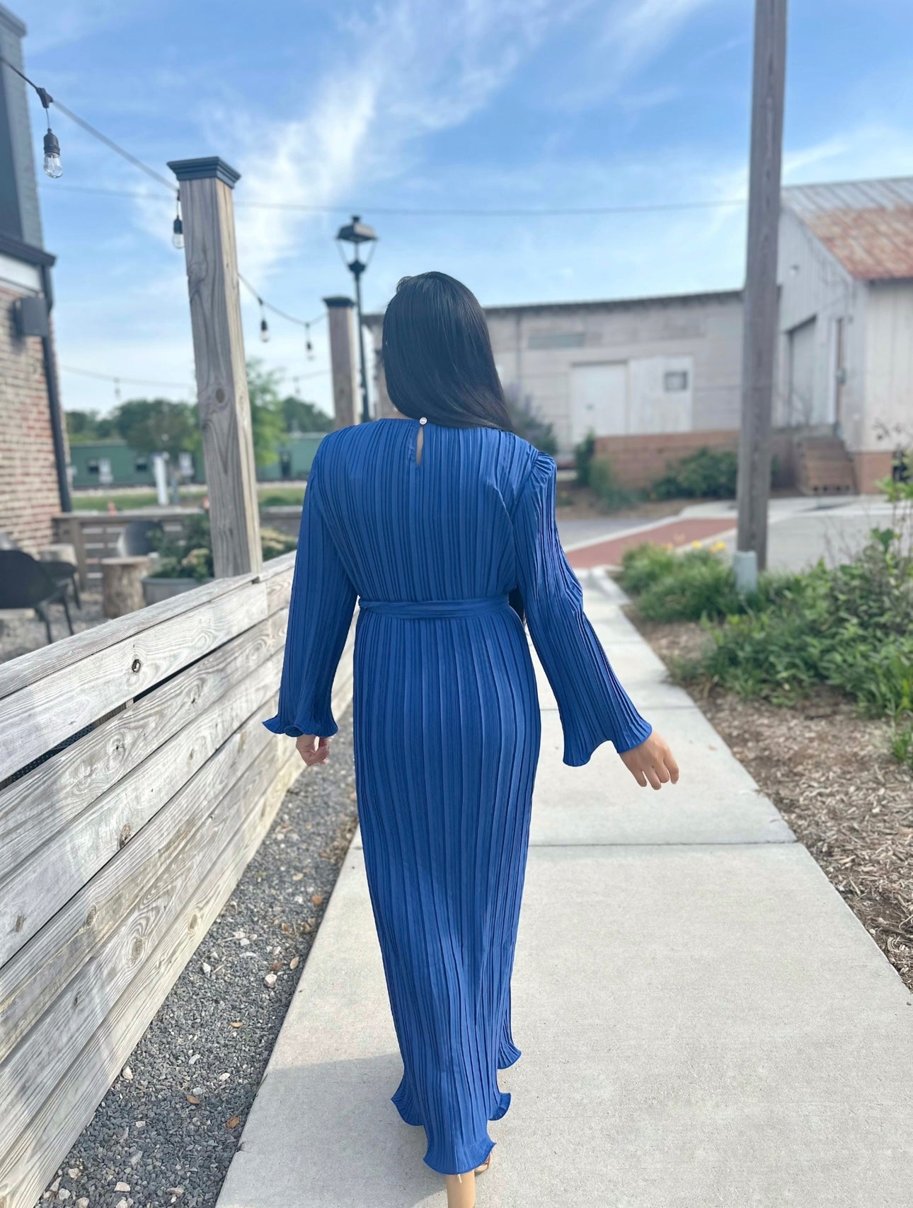 Esther Pleated Dress: FINAL SALE