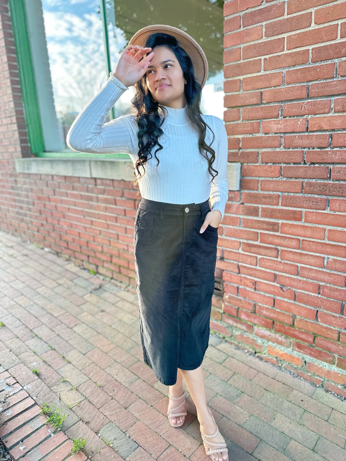 Mariana Velvet Skirt: FINAL SALE