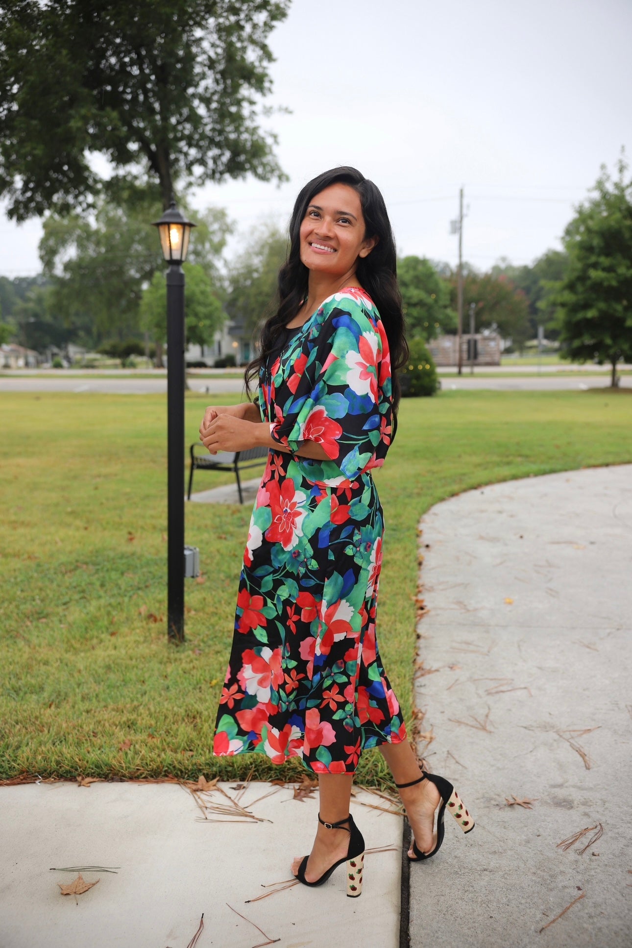 Monroe Floral Dress