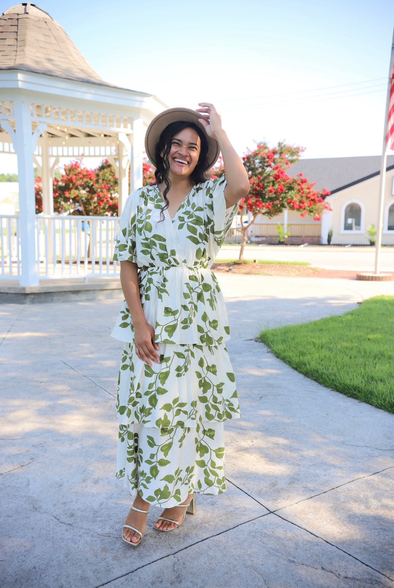 Celeste Dress: Olive