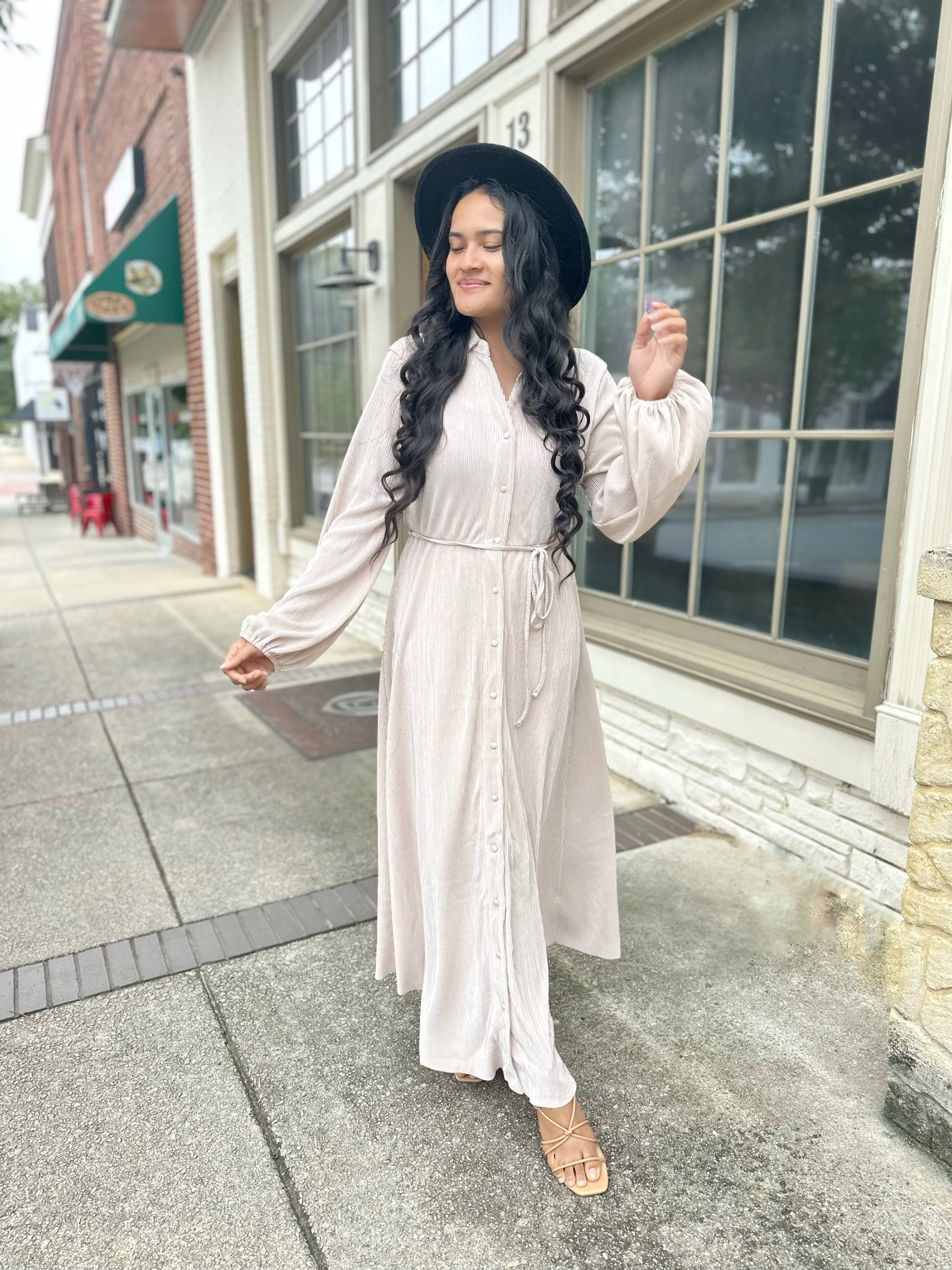 Adeline Dress - Champagne- Final Sale – Kay Anzo