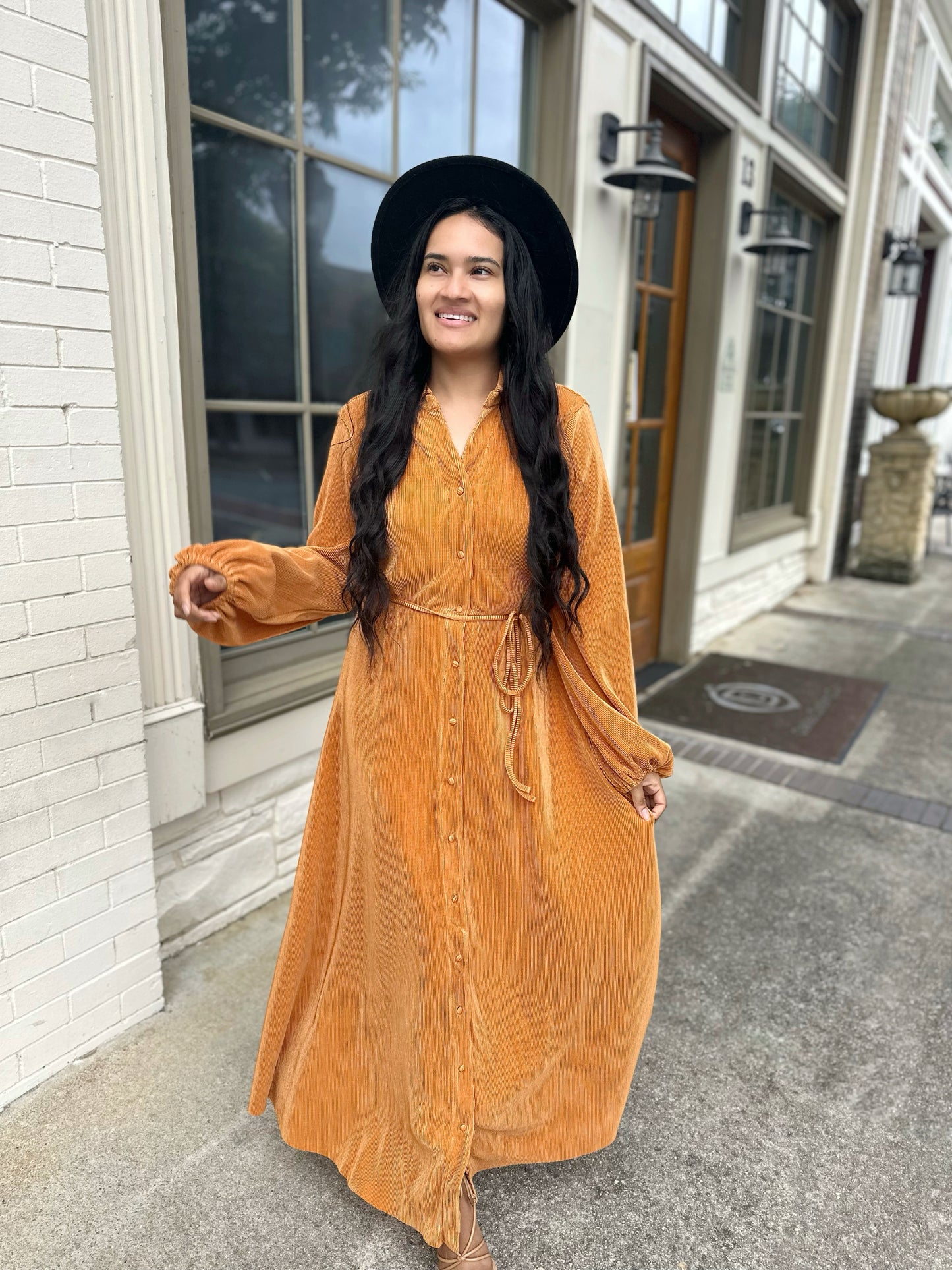 Adeline Dress - Champagne