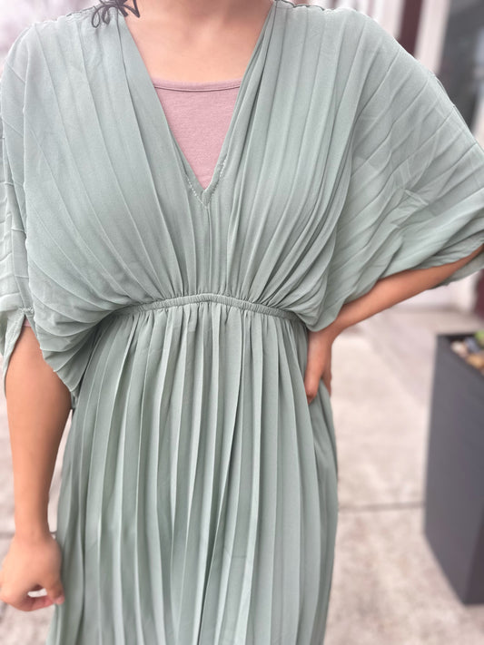 River Pleated Dress/ FINAL SALE