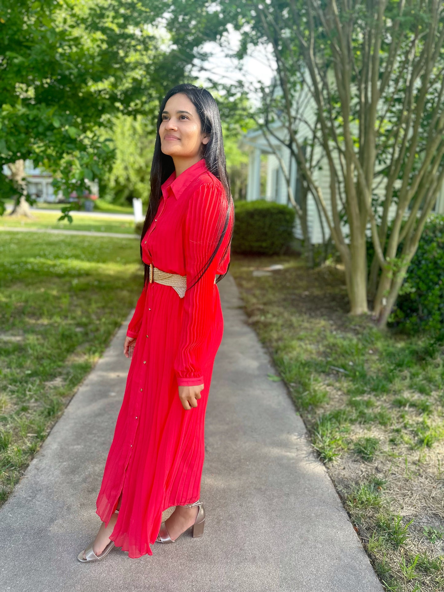 Veda Pleated Dress