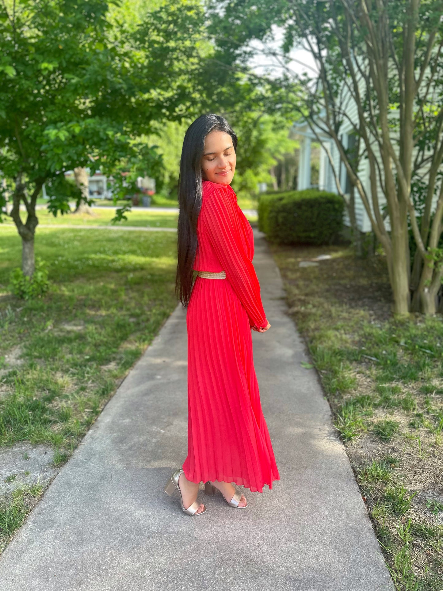 Veda Pleated Dress