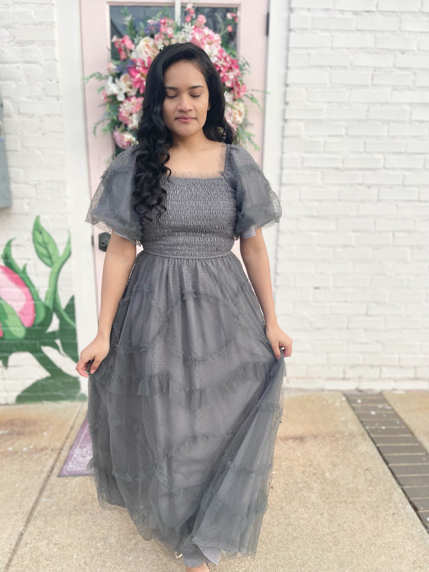Vestido Rosalina- Gris