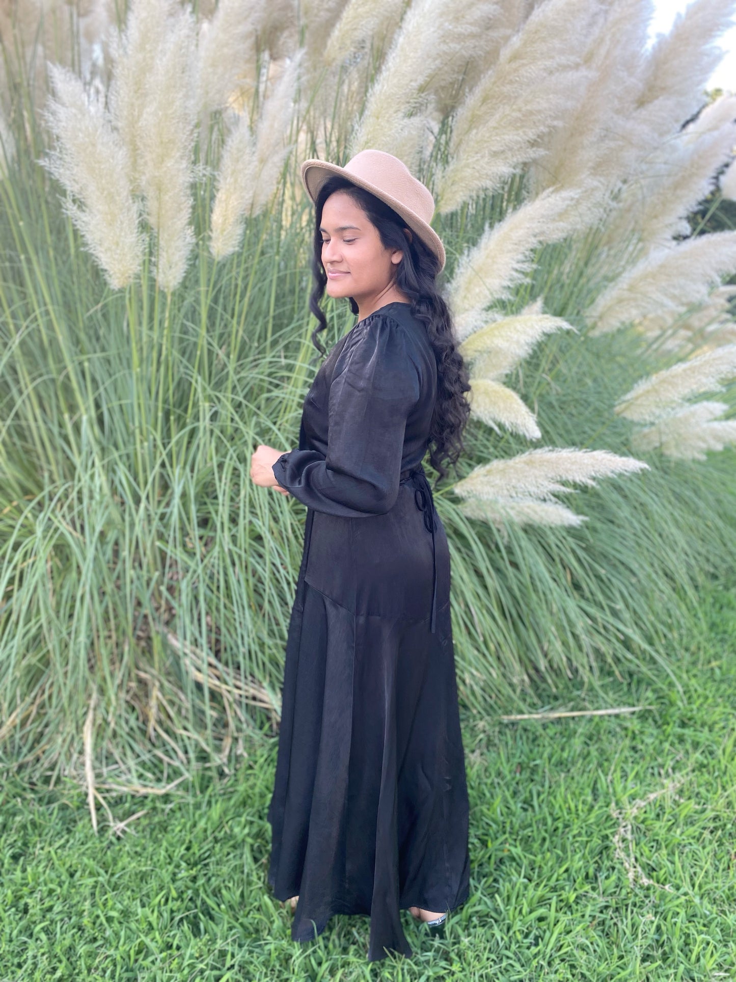 Vestido Cruzado Koa - Negro
