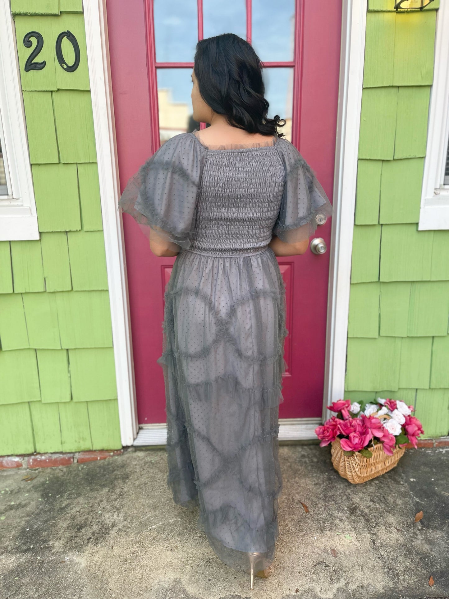 Vestido Rosalina- Gris