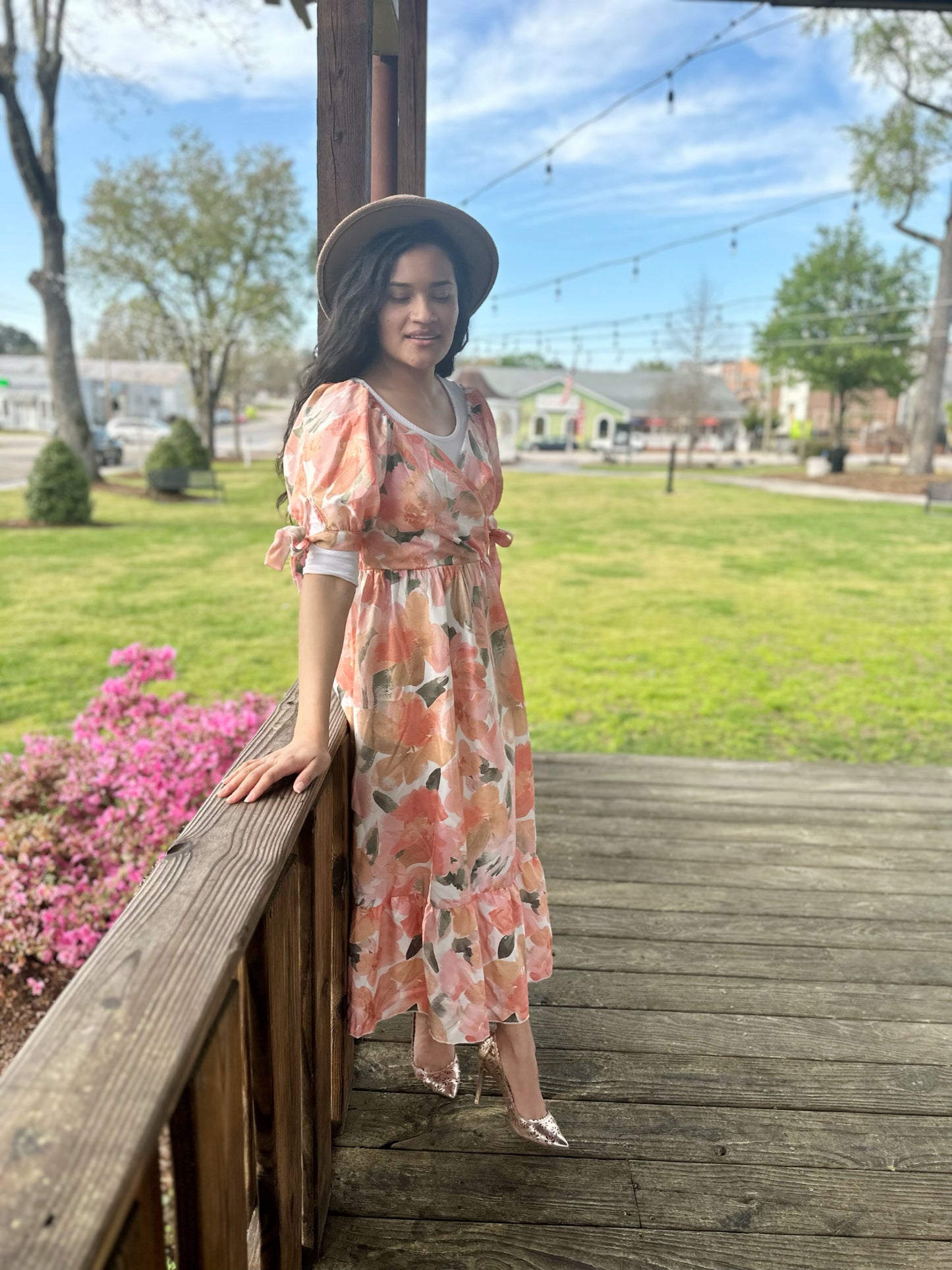 Giselle Dress - Peach / FINAL SALE