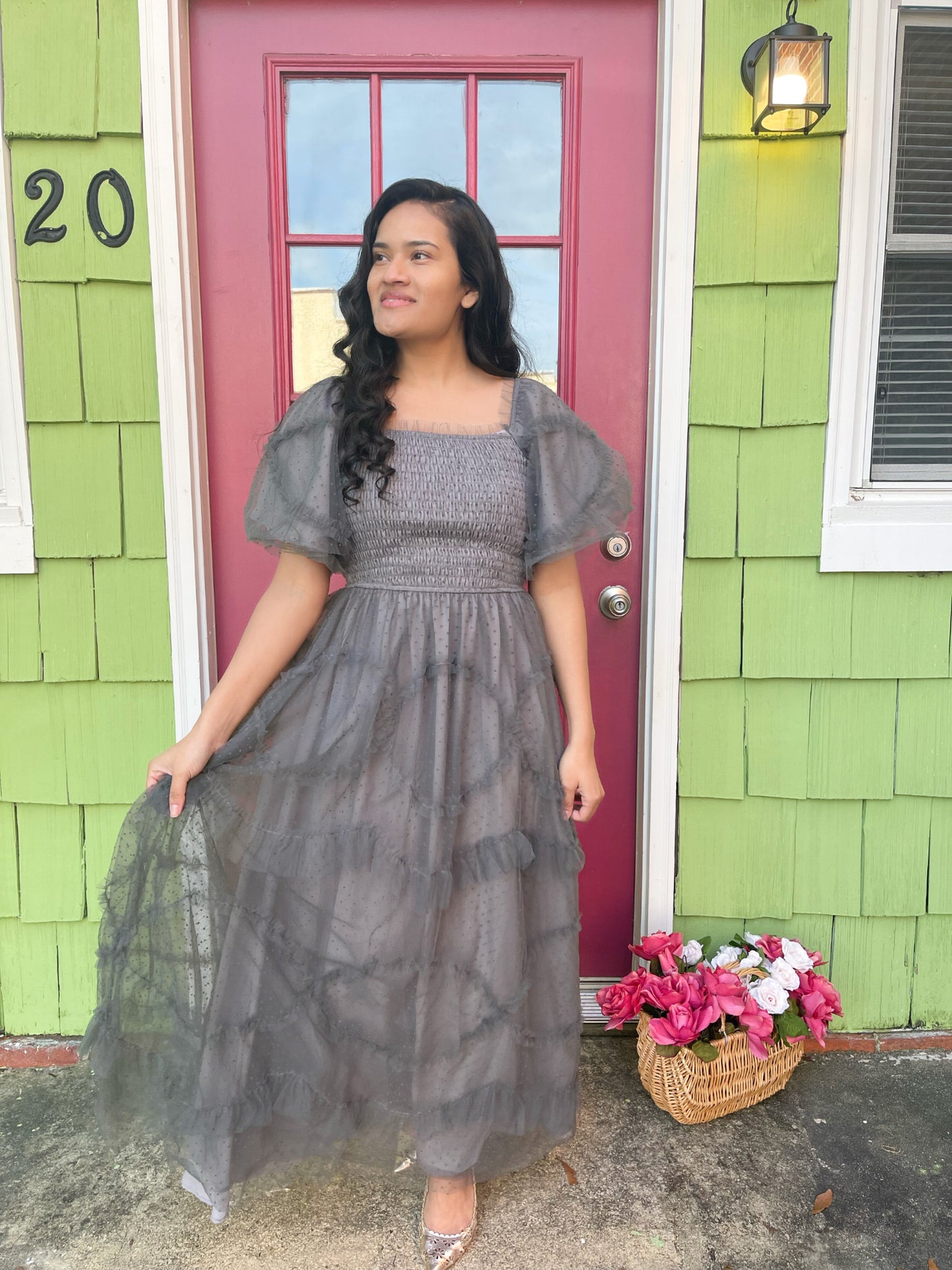 Vestido Rosalina- Gris