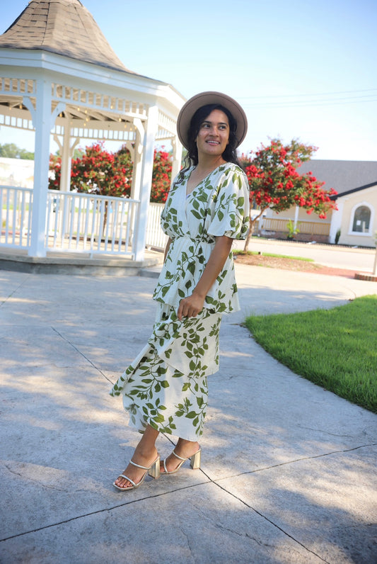 Celeste Dress: Olive