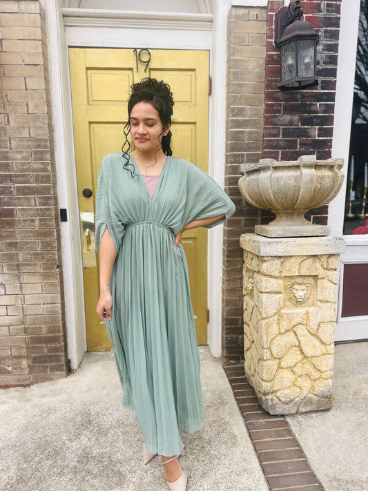 River Pleated Dress/ FINAL SALE