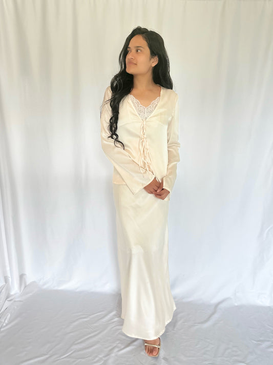 Darby Satin Skirt
