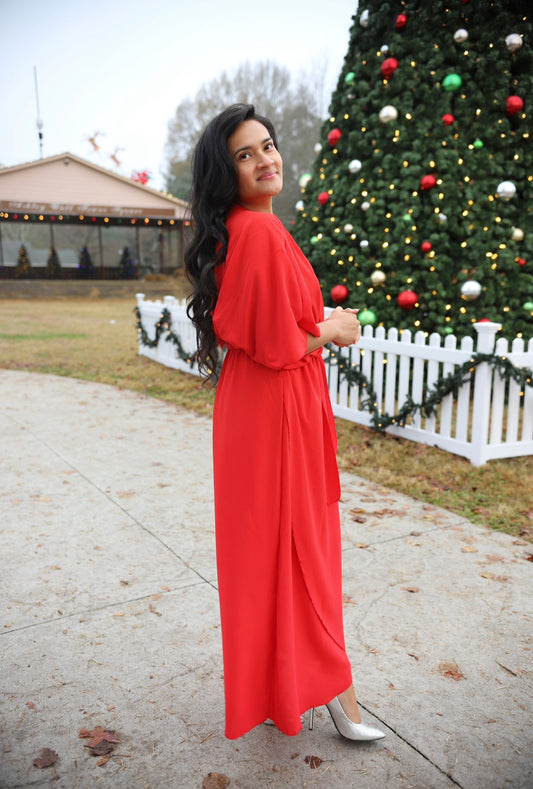 Lyric Faux Wrap Dress