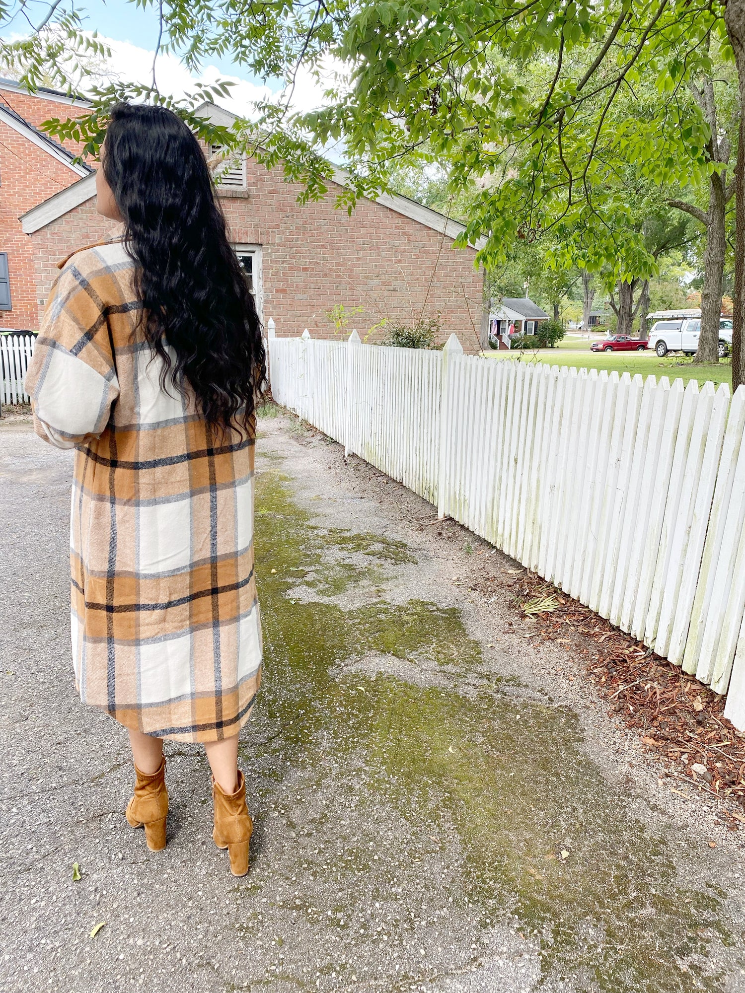 Alejandra Flannel Dress- Camel/ FINAL SALE Kay Anzo Alejandra Flannel Dress- Camel/ FINAL SALE Kay Anzo